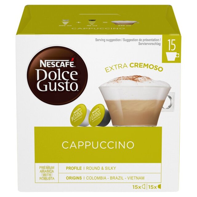 Dolce Gusto Cappuccino 15 por paquete