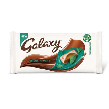 Galaxy Smooth Mint Chocolate Block Bar 110g