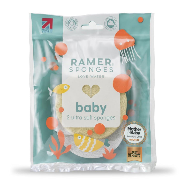 Ramer Ultra Soft Baby Sponge Twinpack 2 par pack