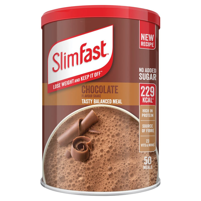 SlimFast 50 يقدم مسحوق الشوكولاتة 1.825 كجم