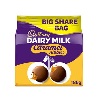 Cadbury Dairy Milk Caramel Knibelt Schokoladenbeutel 242G