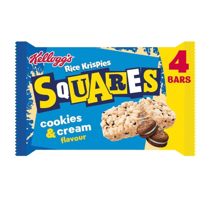 Kelloggs Rice Krispie Squares Cookies & Creme 4 x 34g