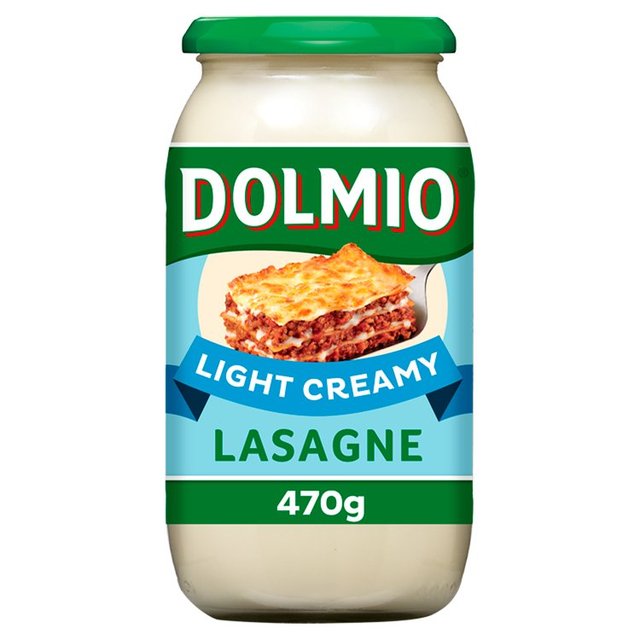 دولميو لازانيا صلصة بيضاء كريمية خفيفة 470 جرام
