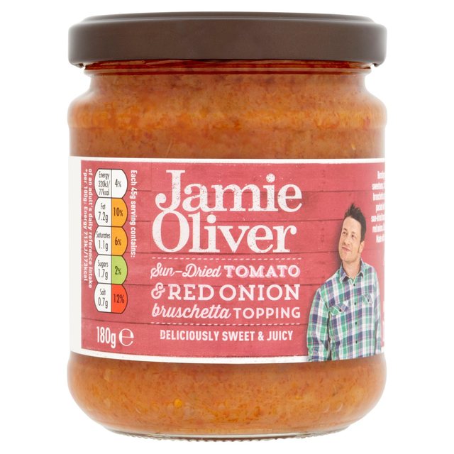 جيمي أوليفر الطماطم والبصل الأحمر بروشيتا 180 جرام