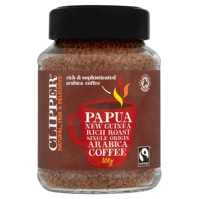 كليبر - قهوة بابوا غينيا الجديدة العضوية سريعة التحضير، 100 جرام