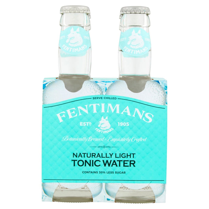 Fentimans Naturellement léger l'eau tonique 4 x 200 ml