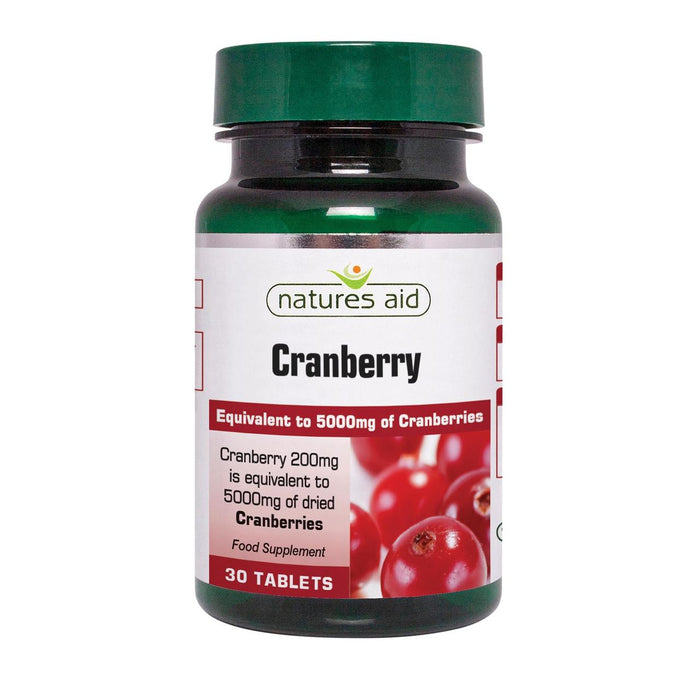 Natures Aid Cranberry Supplement Tablets 5000mg 30 per pack