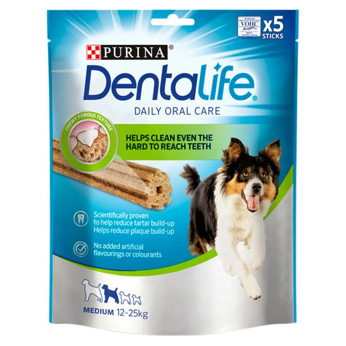دينتالايف مضغ أسنان الكلاب المتوسطة 5 × 23 جم