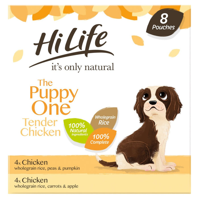 Hilife c'est seulement naturel de nourriture pour chiens complète humide le chiot un 8 x 150g