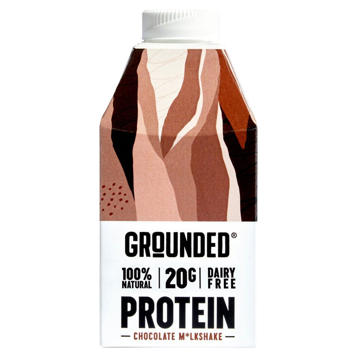 Geerdete Milchschokoladenschokoladenpflanze-Protein Shake 490 ml