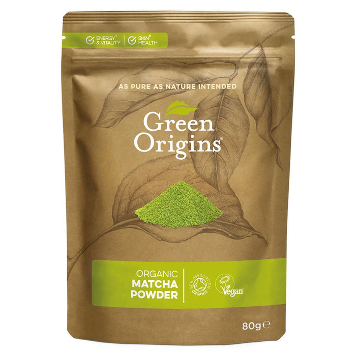 جرين أوريجينز مسحوق الشاي الأخضر ماتشا العضوي 80 جرام