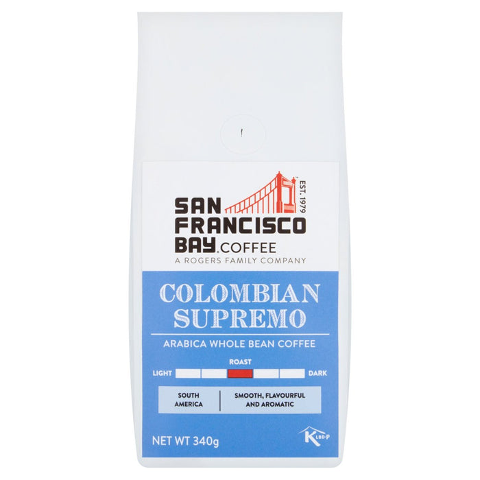 سان فرانسيسكو باي - قهوة كولومبية كاملة 340 جرام