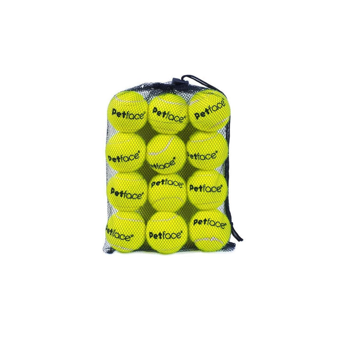 لعبة كرات التنس للكلاب من بيتفيس، 12 قطعة في العبوة
