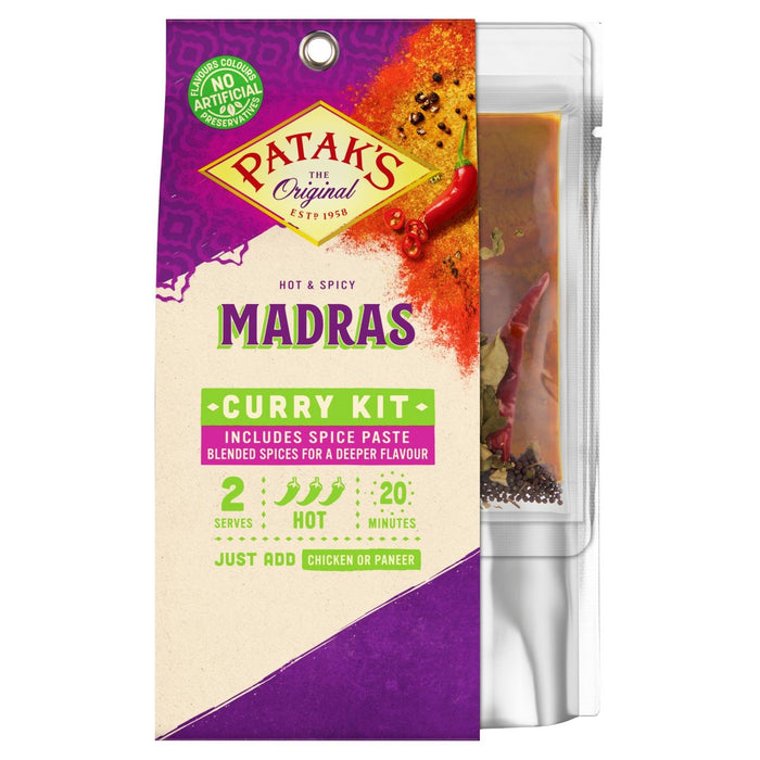 Pataks Madras Curry Meal Kit 313g