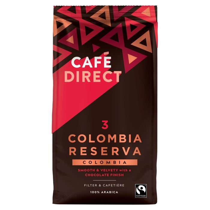 كافيه دايركت - التجارة العادلة كولومبيا ريسيرفا - قهوة مطحونة 227 جم