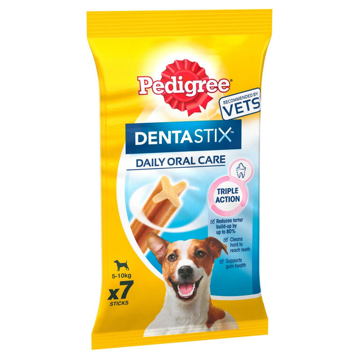 بيديجري دينتاستيكس علاجات أسنان الكلاب الصغيرة اليومية للبالغين 7 × 16 جم
