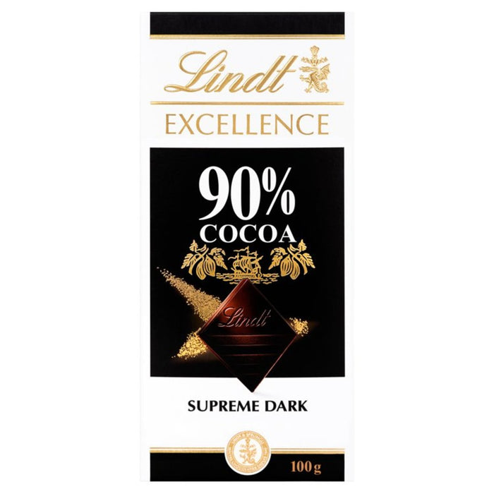 ليندت إكسلانس 90% لوح شوكولاتة داكنة سوبريم 100 جرام