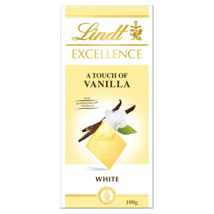 ليندت إكسلنس شوكولاتة بيضاء بالفانيليا الطبيعية 100 جرام